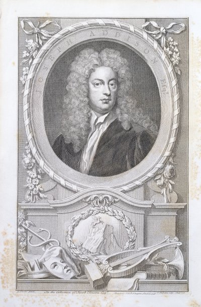 Joseph Addison, 1748 by Godfrey Kneller